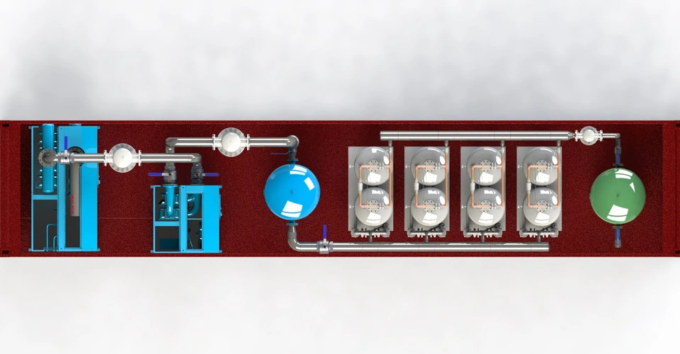 Industrial Oxygen 20nm3/H Psa Generator