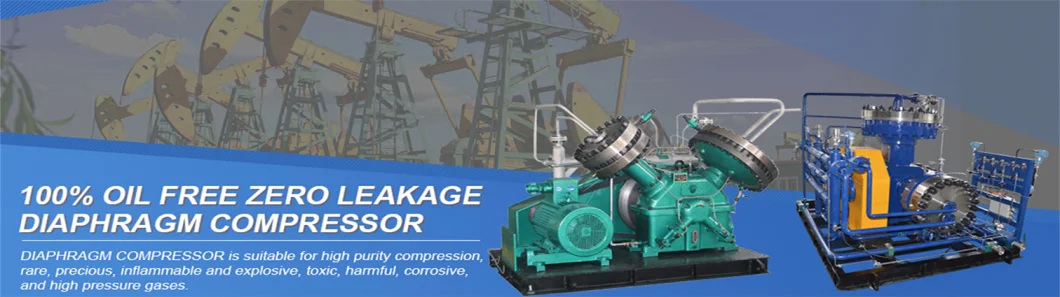 Inflammable Explosive Gas Recovery H2 Gas Compressor Hydrogen Compressor