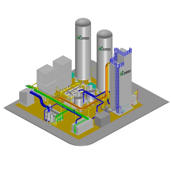 Chenrui kryogene Sauerstoff-Luftzerlegungsanlage vor Ort, Produktionslinie für mobile Gassysteme, kryogener Sauerstoff-Stickstoff-Generator, heißes Produkt 2023