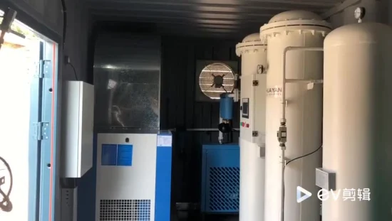 Containerisierte Sauerstoffanlage Hyo-50 Psa für den mobilen Sauerstoffgenerator in der Medizintechnik